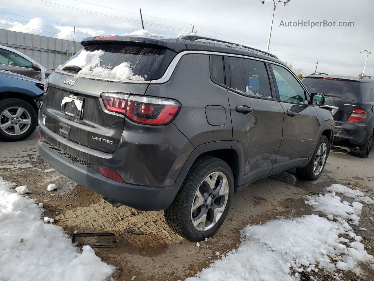 2018 Jeep Compass Limited Charcoal vin: 3C4NJDCB6JT252184