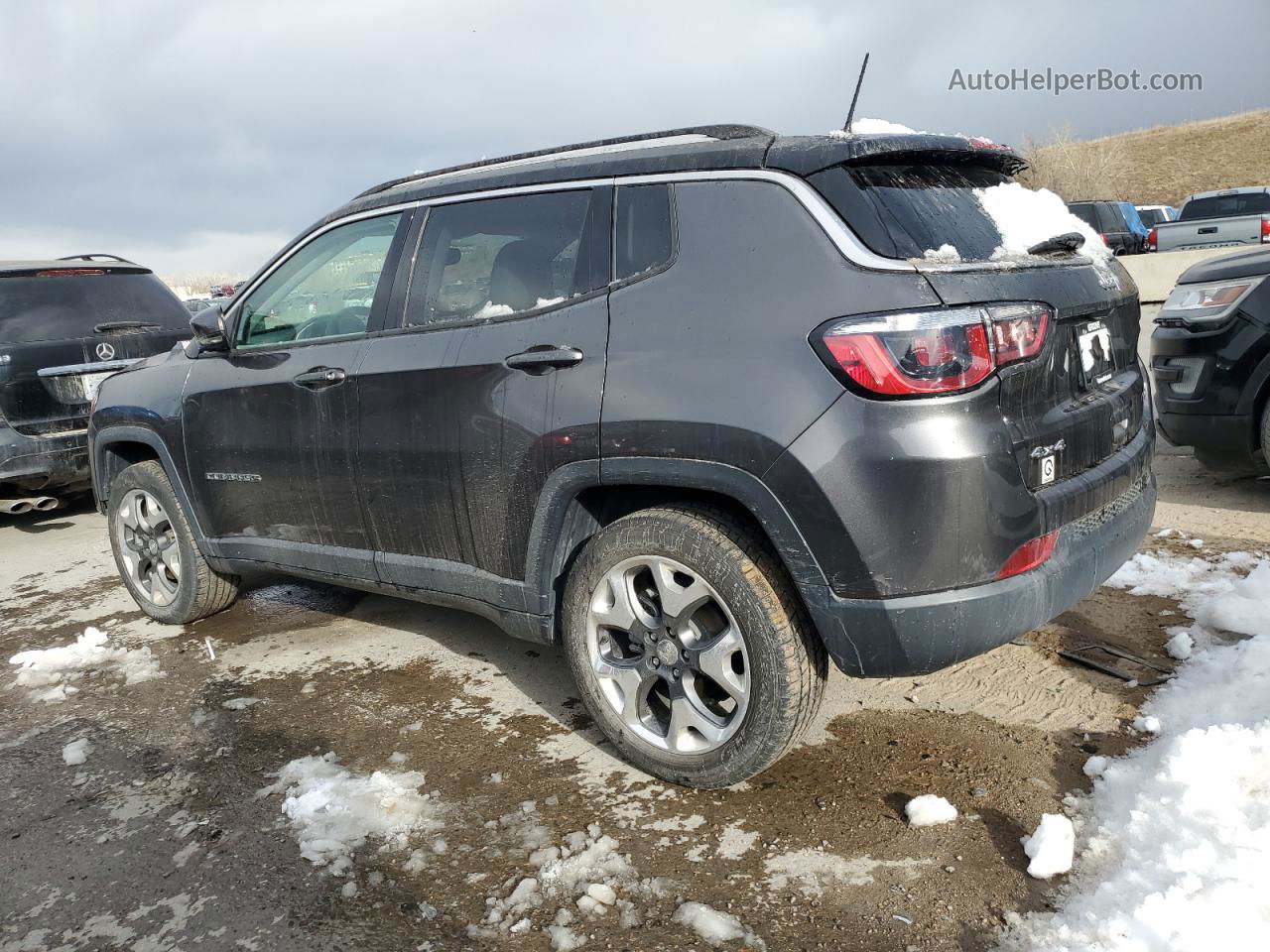 2018 Jeep Compass Limited Charcoal vin: 3C4NJDCB6JT252184