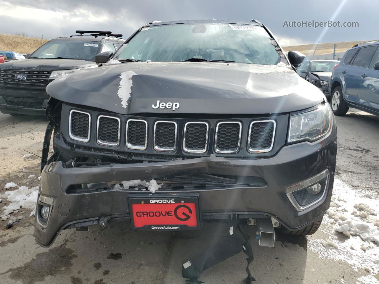 2018 Jeep Compass Limited Charcoal vin: 3C4NJDCB6JT252184