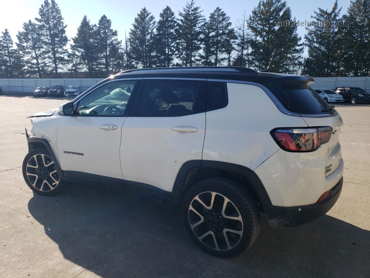 2018 Jeep Compass Limited Белый vin: 3C4NJDCB6JT263900