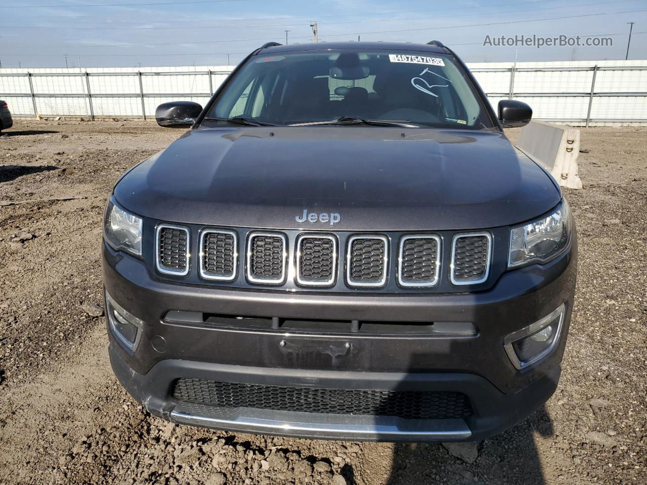 2018 Jeep Compass Limited Gray vin: 3C4NJDCB6JT501602