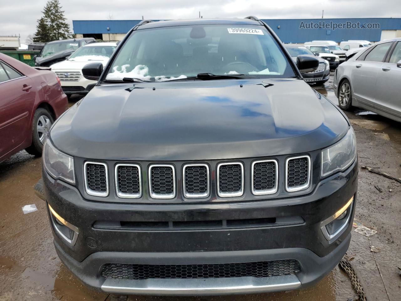 2018 Jeep Compass Limited Черный vin: 3C4NJDCB7JT399744