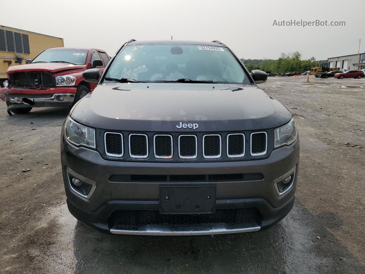 2018 Jeep Compass Limited Gray vin: 3C4NJDCB7JT437148