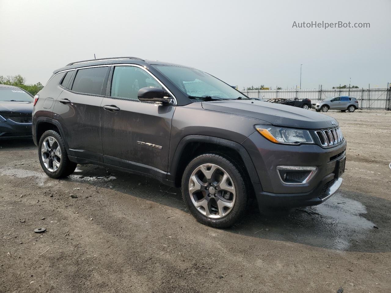 2018 Jeep Compass Limited Gray vin: 3C4NJDCB7JT437148