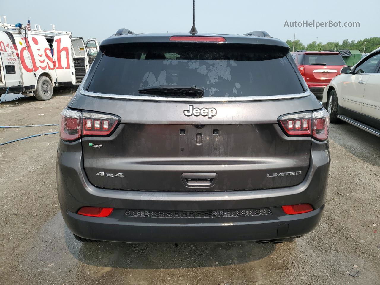 2018 Jeep Compass Limited Gray vin: 3C4NJDCB7JT437148