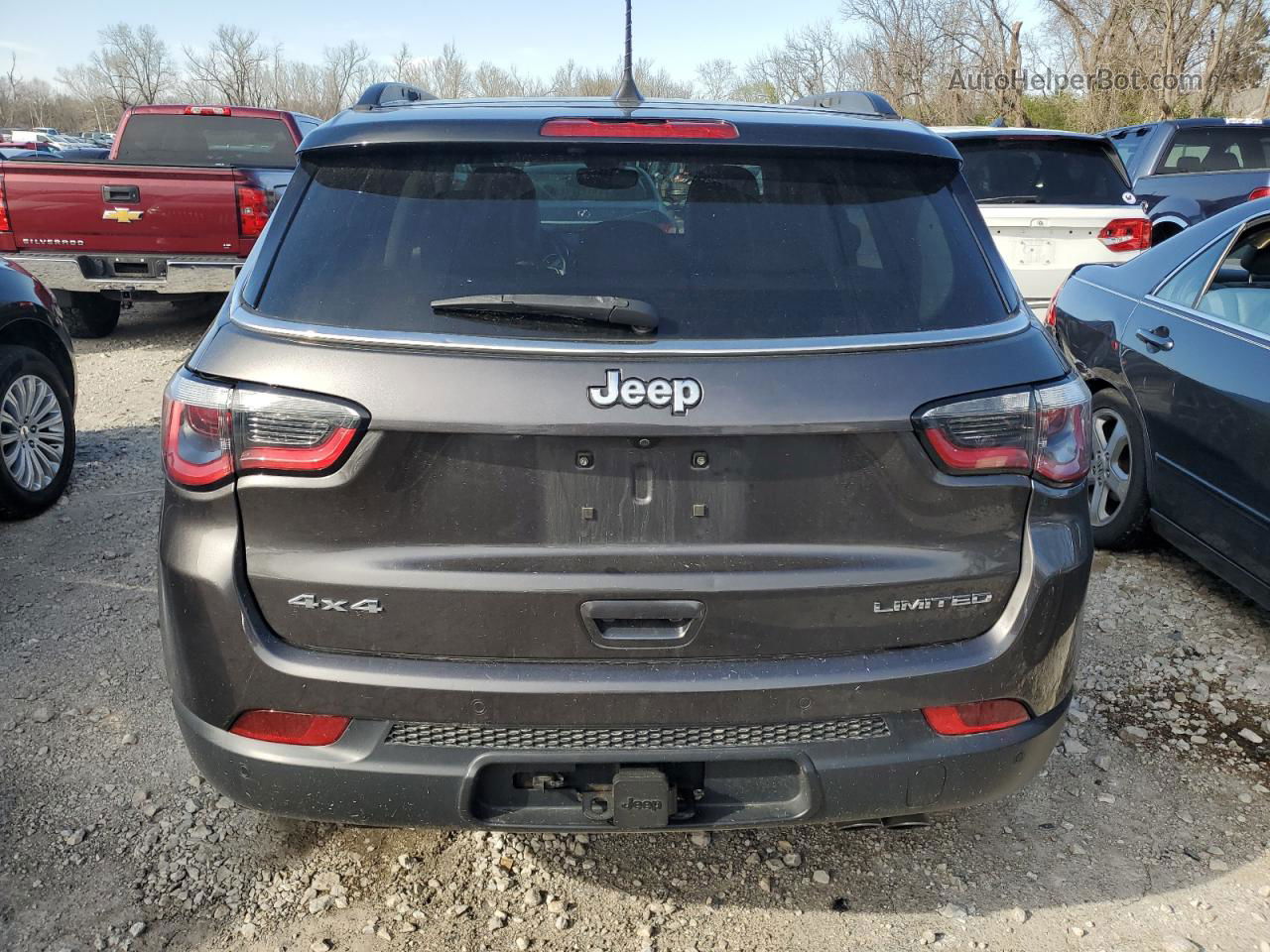 2018 Jeep Compass Limited Gray vin: 3C4NJDCB8JT228999