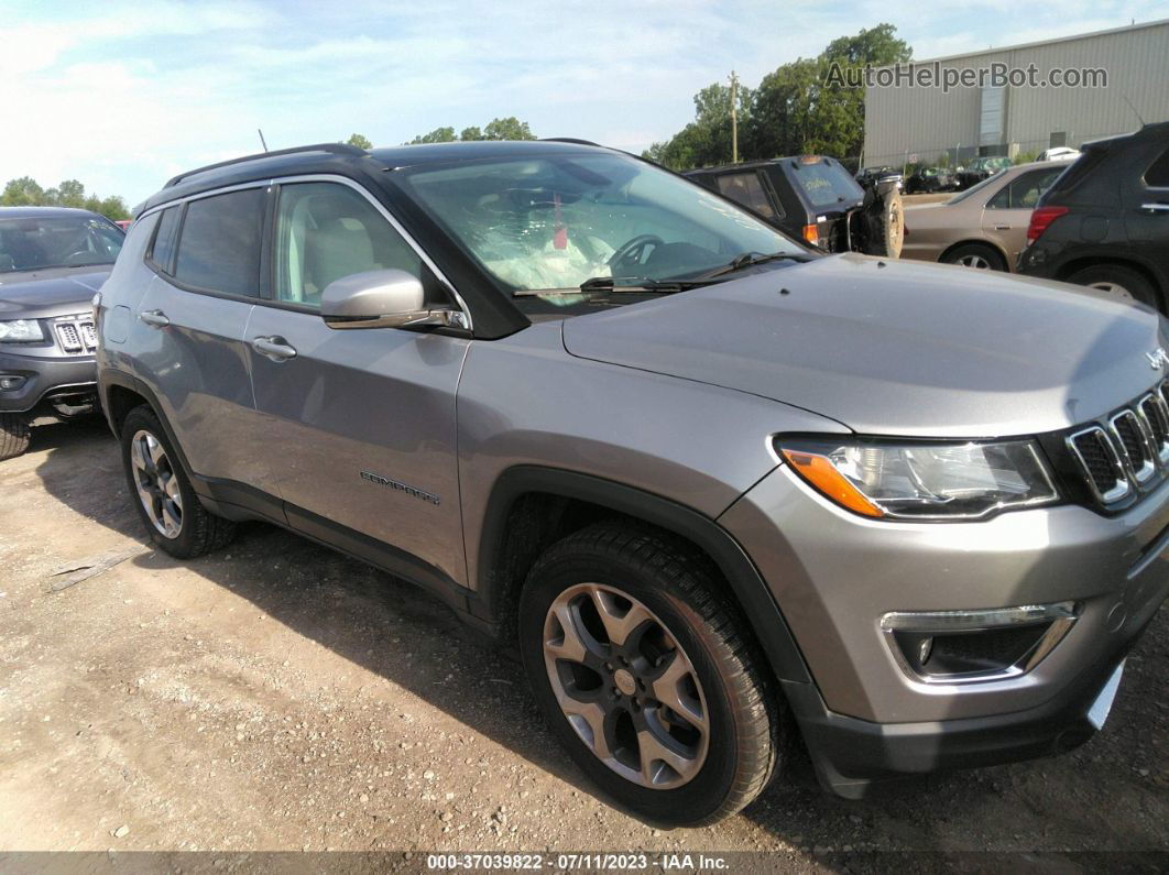 2018 Jeep Compass Limited Gray vin: 3C4NJDCB8JT397078