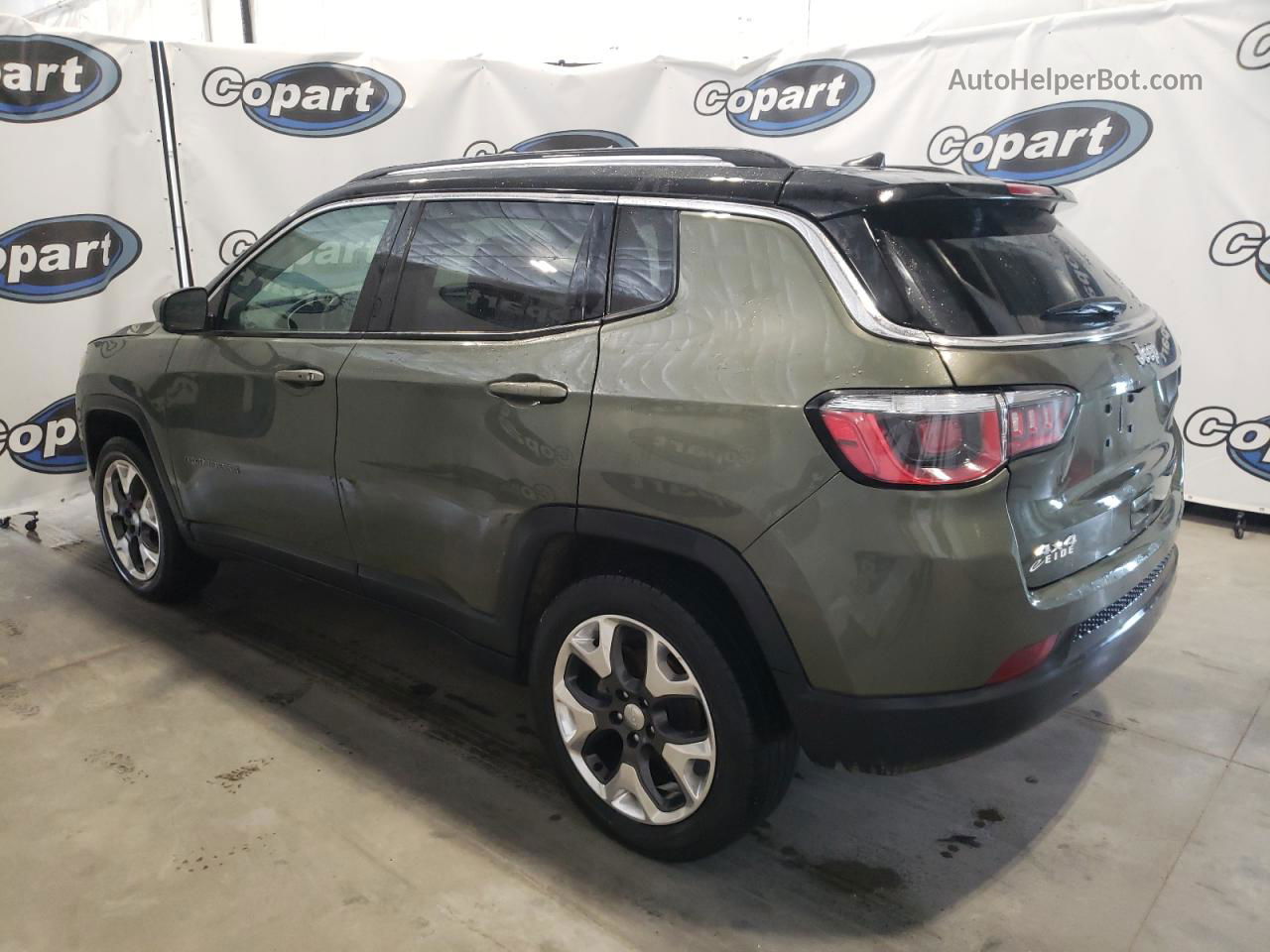 2018 Jeep Compass Limited Green vin: 3C4NJDCB8JT400206