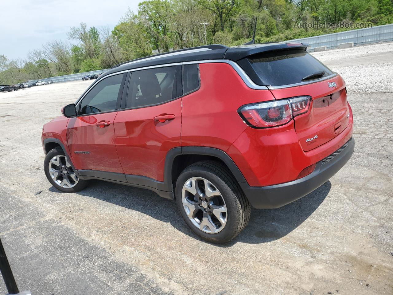 2018 Jeep Compass Limited Red vin: 3C4NJDCB9JT135845