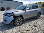 2018 Jeep Compass Limited Silver vin: 3C4NJDCB9JT222211