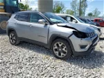 2018 Jeep Compass Limited Silver vin: 3C4NJDCB9JT222211