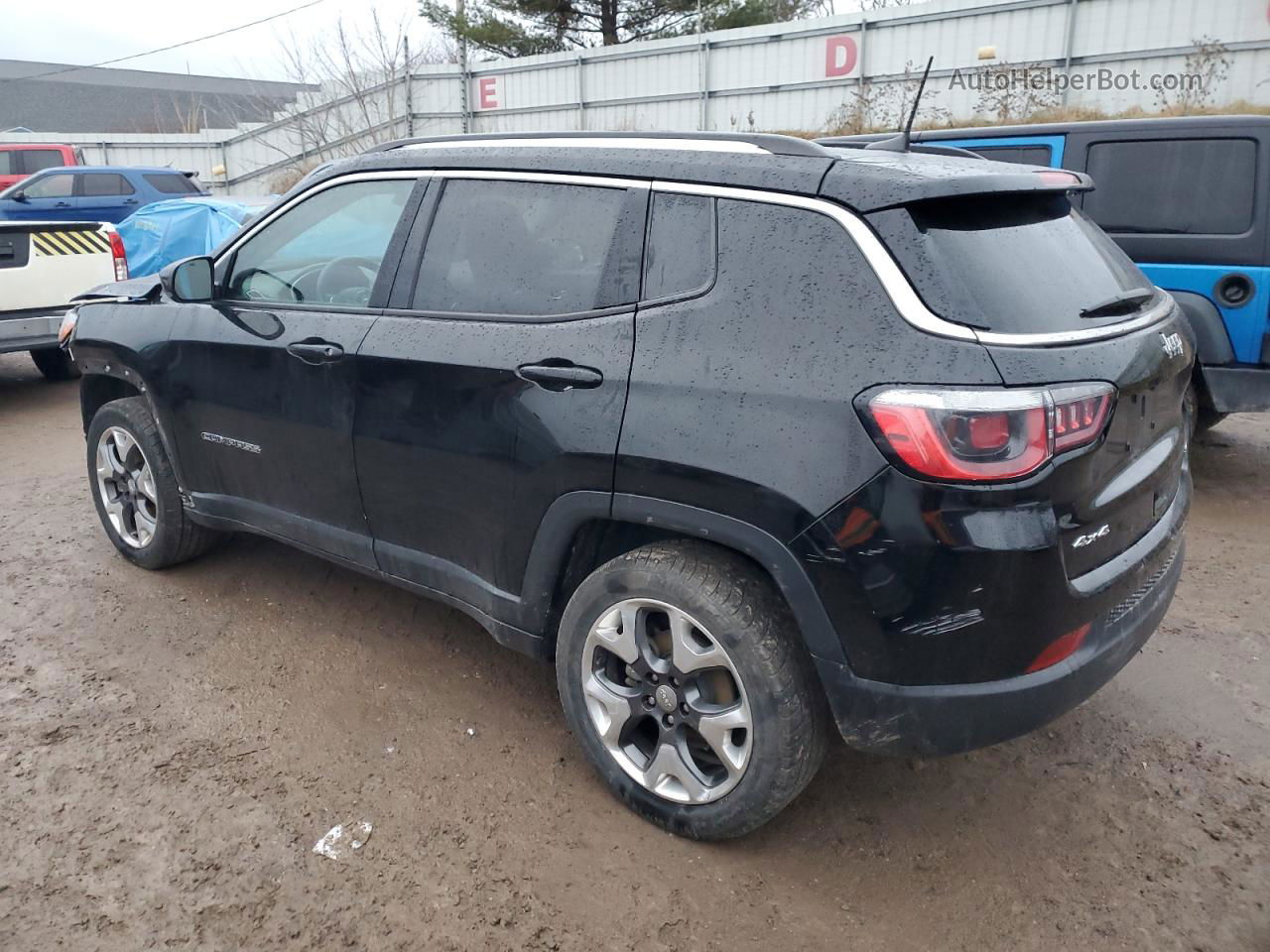 2018 Jeep Compass Limited Black vin: 3C4NJDCB9JT266936