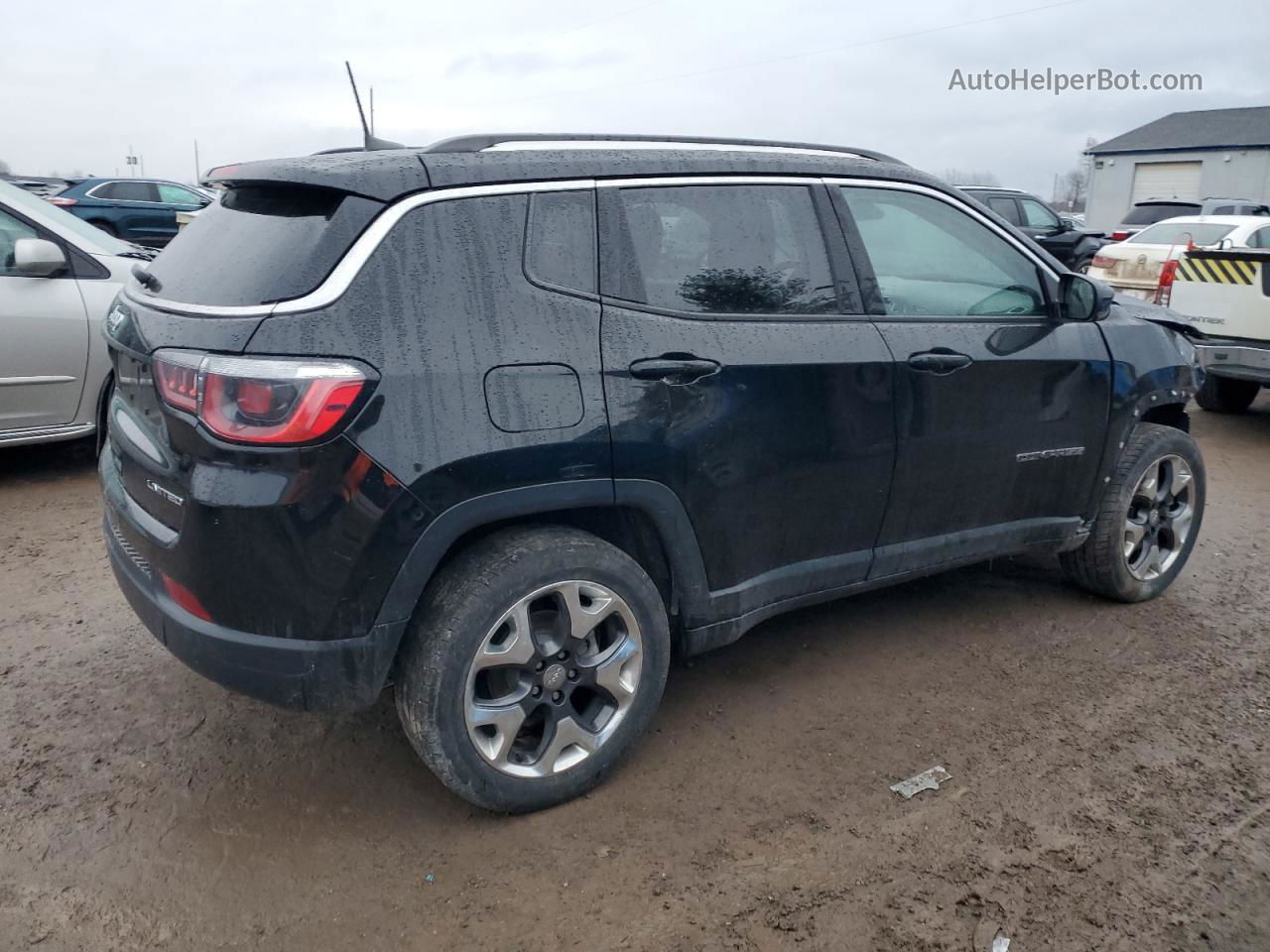 2018 Jeep Compass Limited Black vin: 3C4NJDCB9JT266936