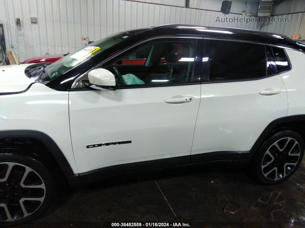 2018 Jeep Compass Limited 4x4 White vin: 3C4NJDCB9JT290749