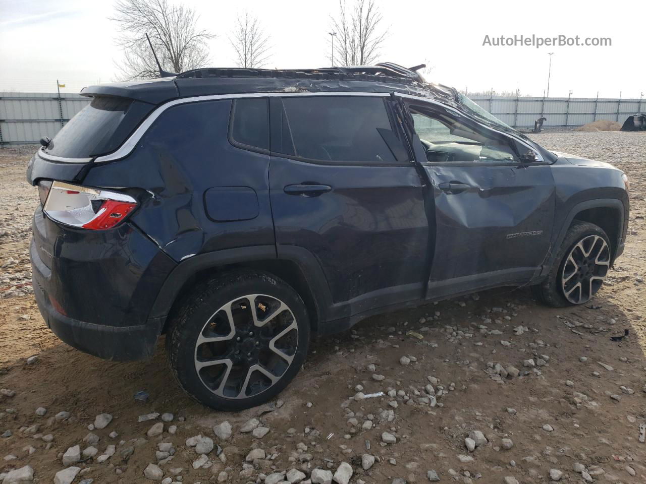 2018 Jeep Compass Limited Синий vin: 3C4NJDCB9JT423980