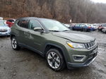 2018 Jeep Compass Limited Green vin: 3C4NJDCB9JT435062