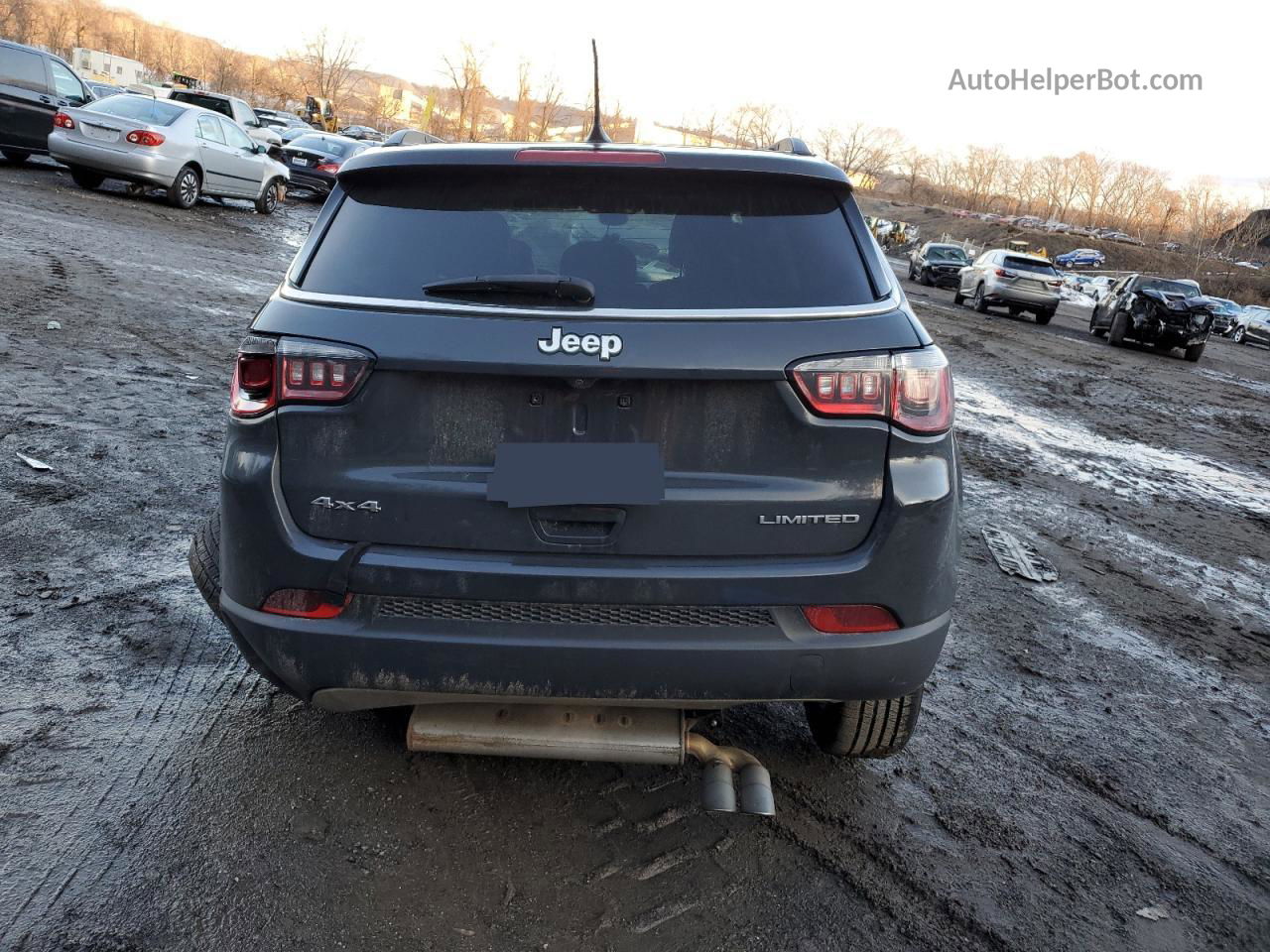 2018 Jeep Compass Limited Charcoal vin: 3C4NJDCBXJT168997