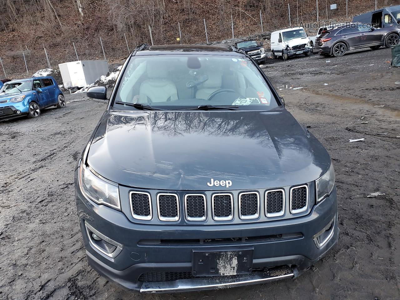 2018 Jeep Compass Limited Charcoal vin: 3C4NJDCBXJT168997