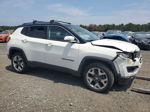 2018 Jeep Compass Limited White vin: 3C4NJDCBXJT176050