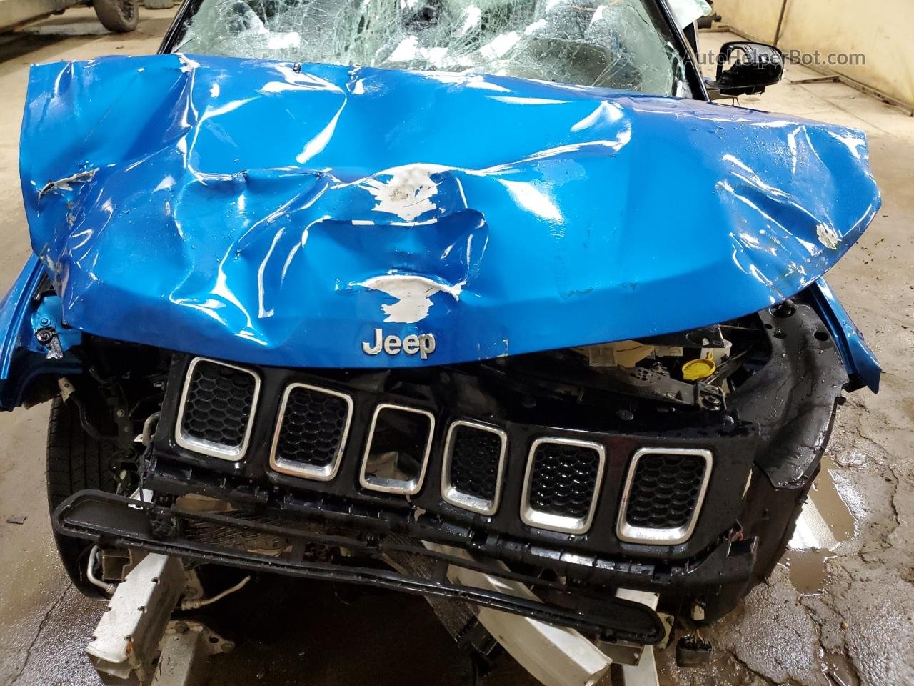 2018 Jeep Compass Limited Blue vin: 3C4NJDCBXJT300639