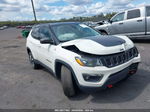 2018 Jeep Compass Trailhawk 4x4 White vin: 3C4NJDDB0JT115420