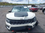 2018 Jeep Compass Trailhawk 4x4 White vin: 3C4NJDDB0JT115420