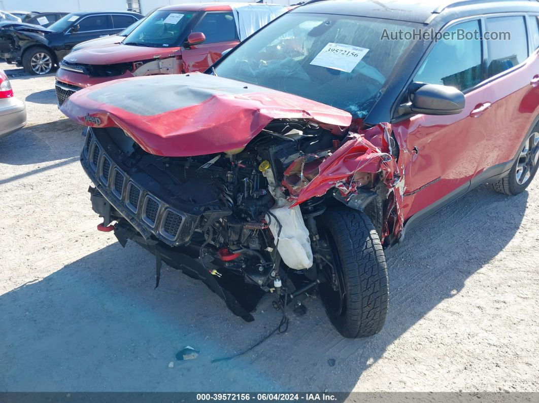 2018 Jeep Compass Trailhawk 4x4 Red vin: 3C4NJDDB0JT129012