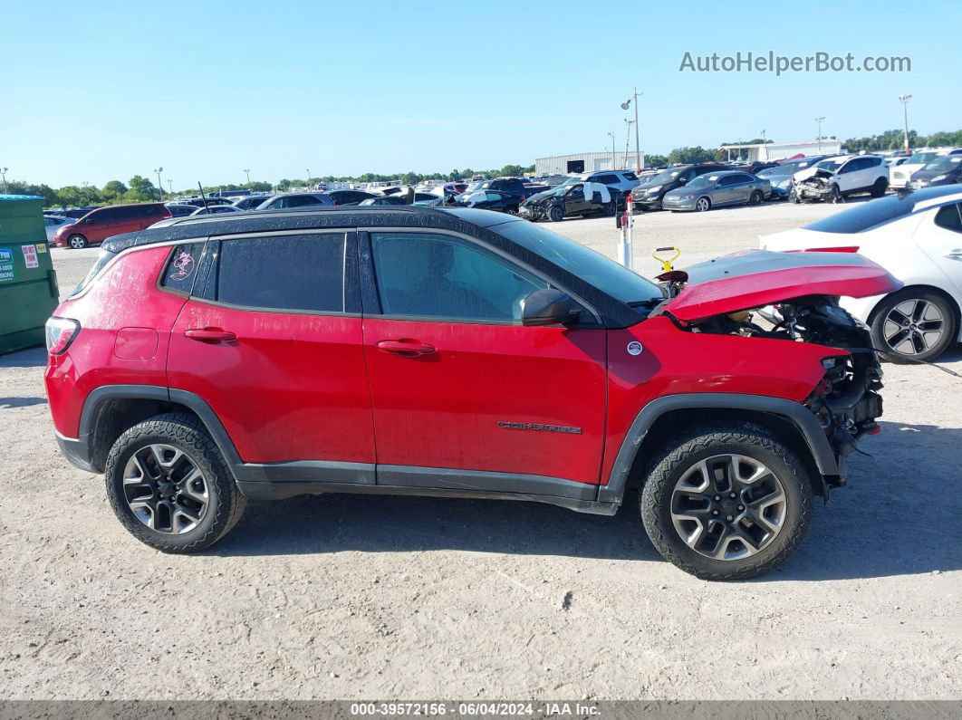 2018 Jeep Compass Trailhawk 4x4 Red vin: 3C4NJDDB0JT129012