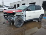 2018 Jeep Compass Trailhawk White vin: 3C4NJDDB0JT143914