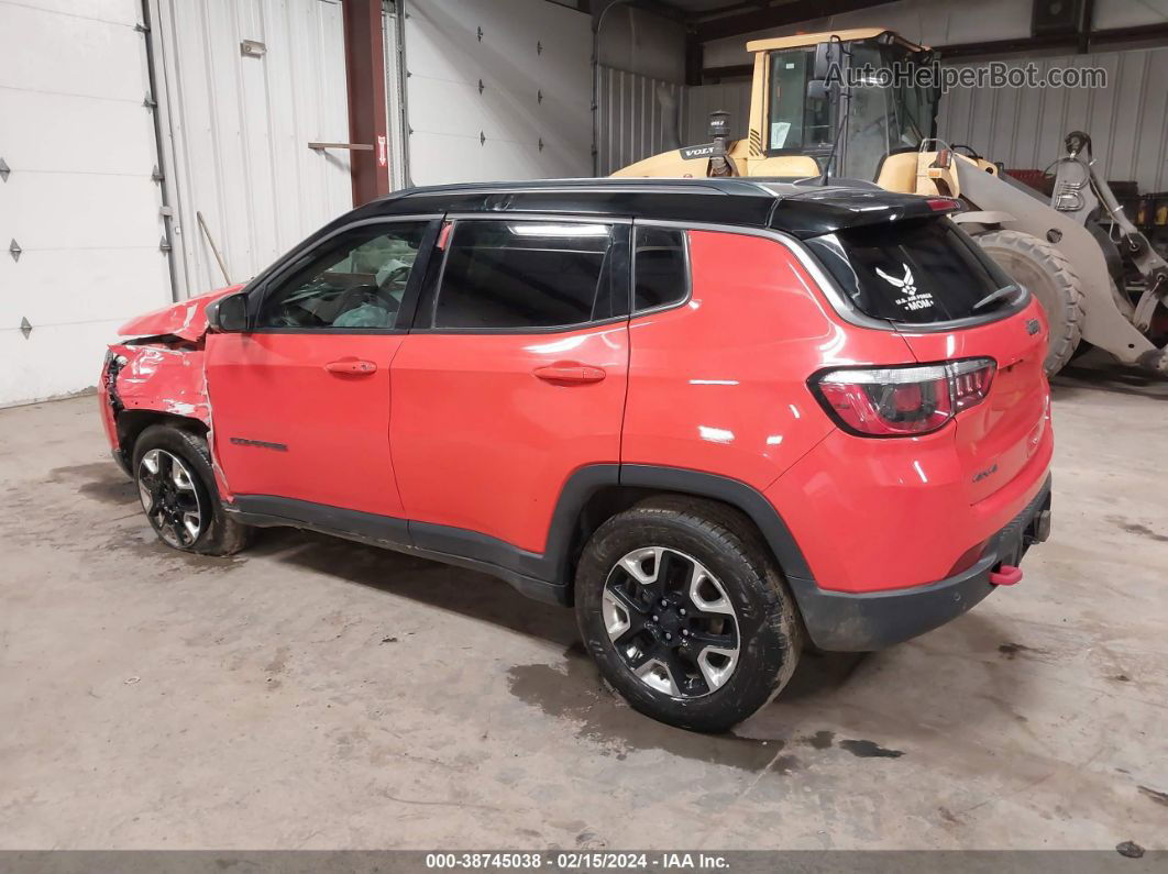 2018 Jeep Compass Trailhawk 4x4 Orange vin: 3C4NJDDB0JT185774