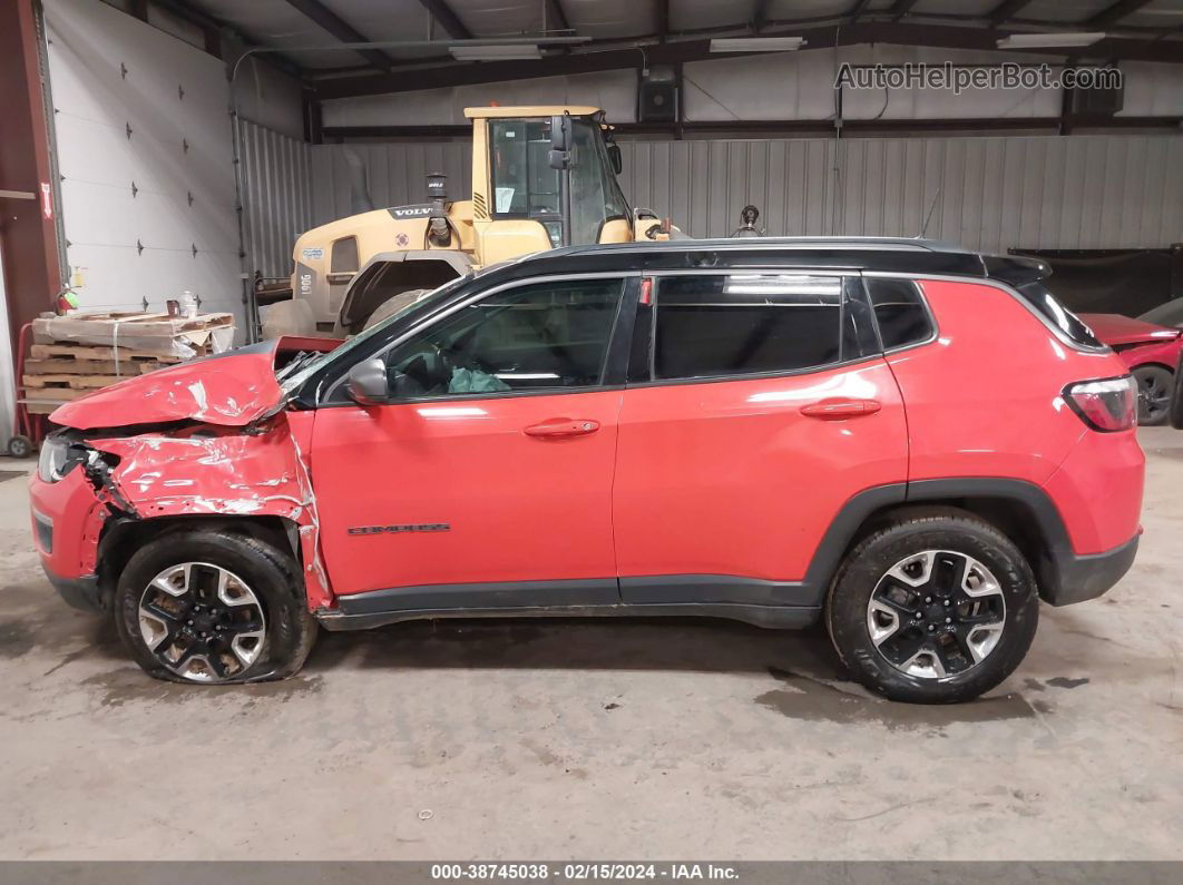 2018 Jeep Compass Trailhawk 4x4 Orange vin: 3C4NJDDB0JT185774