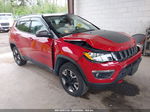 2018 Jeep Compass Trailhawk 4x4 Red vin: 3C4NJDDB0JT191946