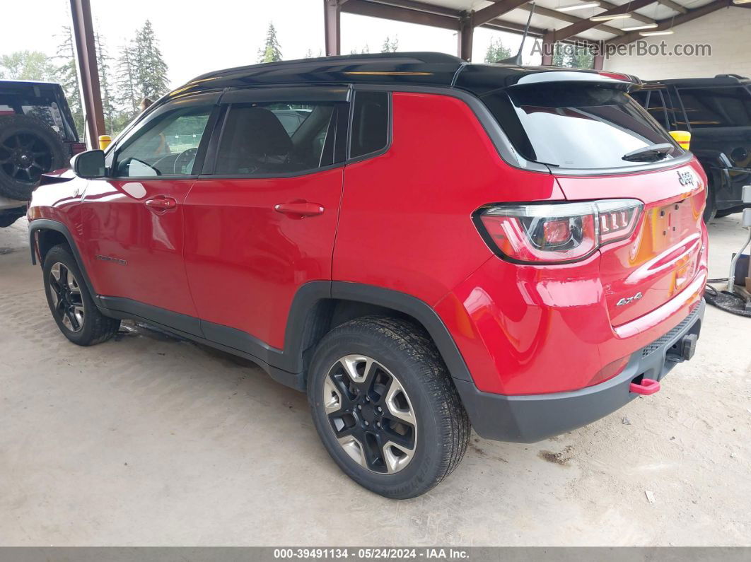 2018 Jeep Compass Trailhawk 4x4 Red vin: 3C4NJDDB0JT191946