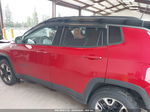 2018 Jeep Compass Trailhawk 4x4 Red vin: 3C4NJDDB0JT191946