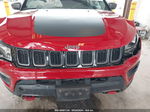 2018 Jeep Compass Trailhawk 4x4 Red vin: 3C4NJDDB0JT191946