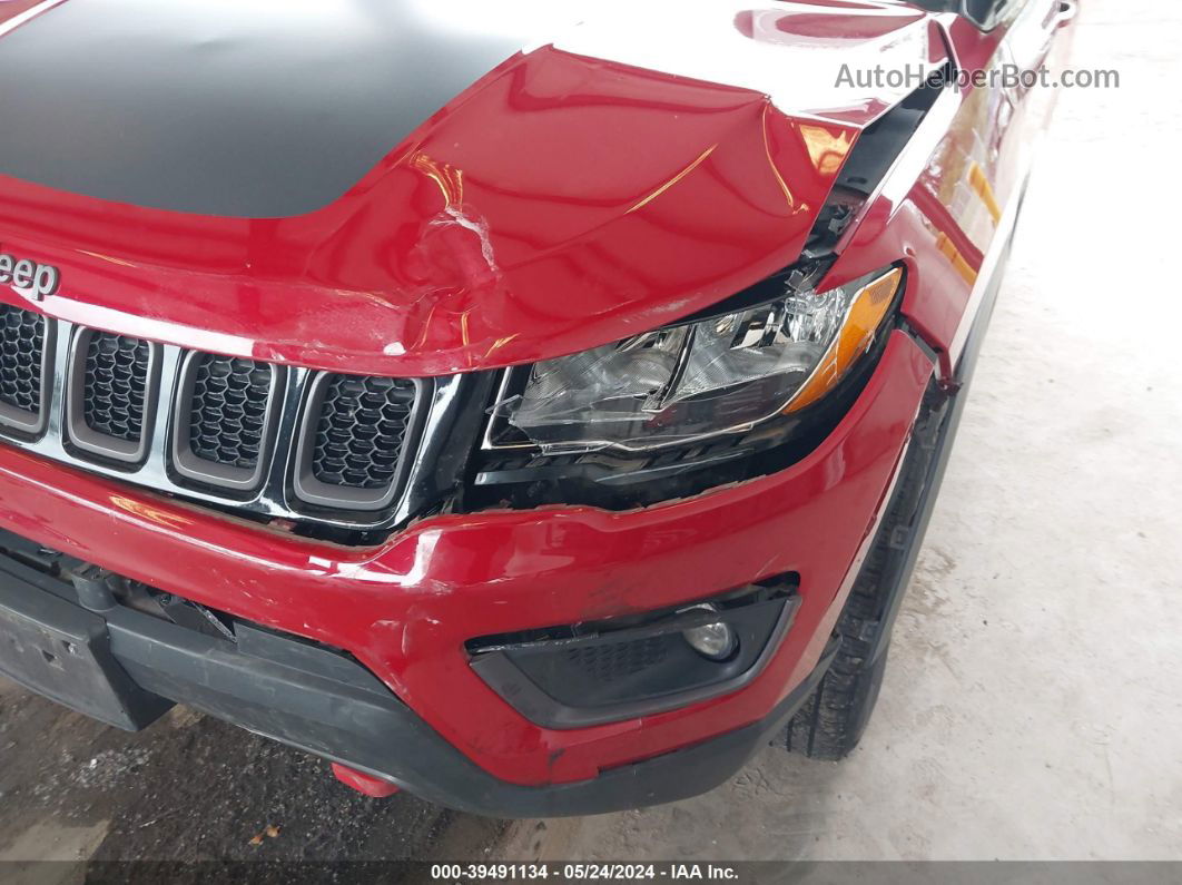 2018 Jeep Compass Trailhawk 4x4 Red vin: 3C4NJDDB0JT191946