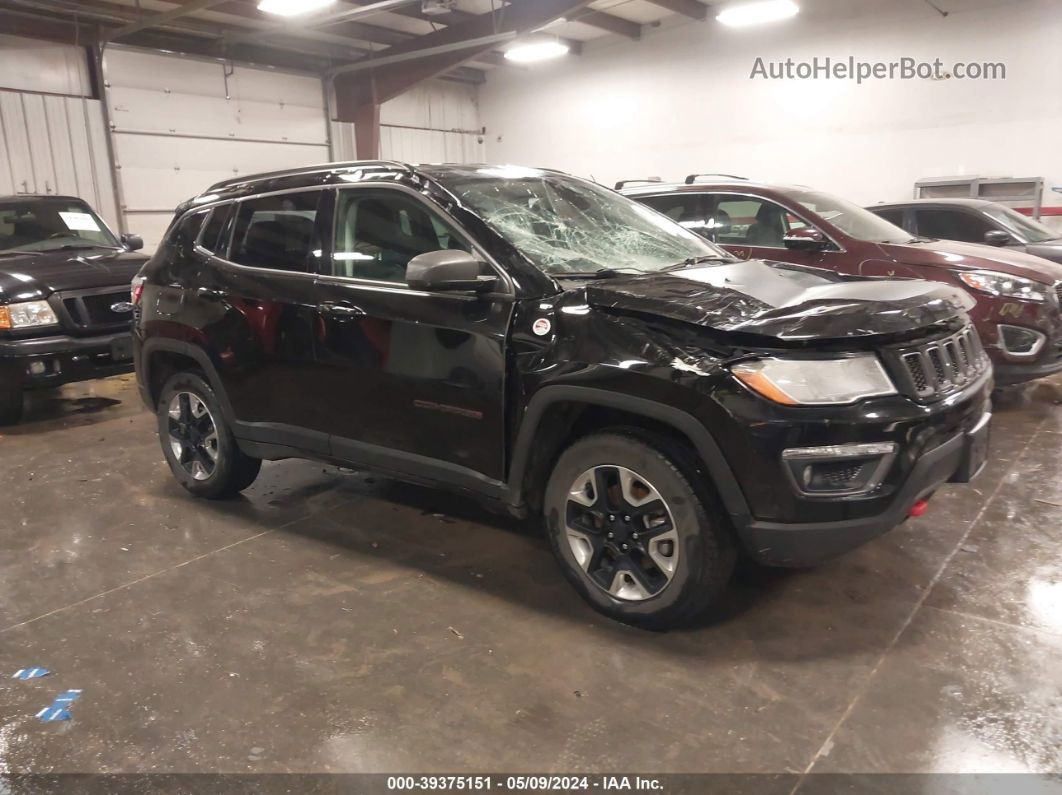 2018 Jeep Compass Trailhawk 4x4 Black vin: 3C4NJDDB1JT403866