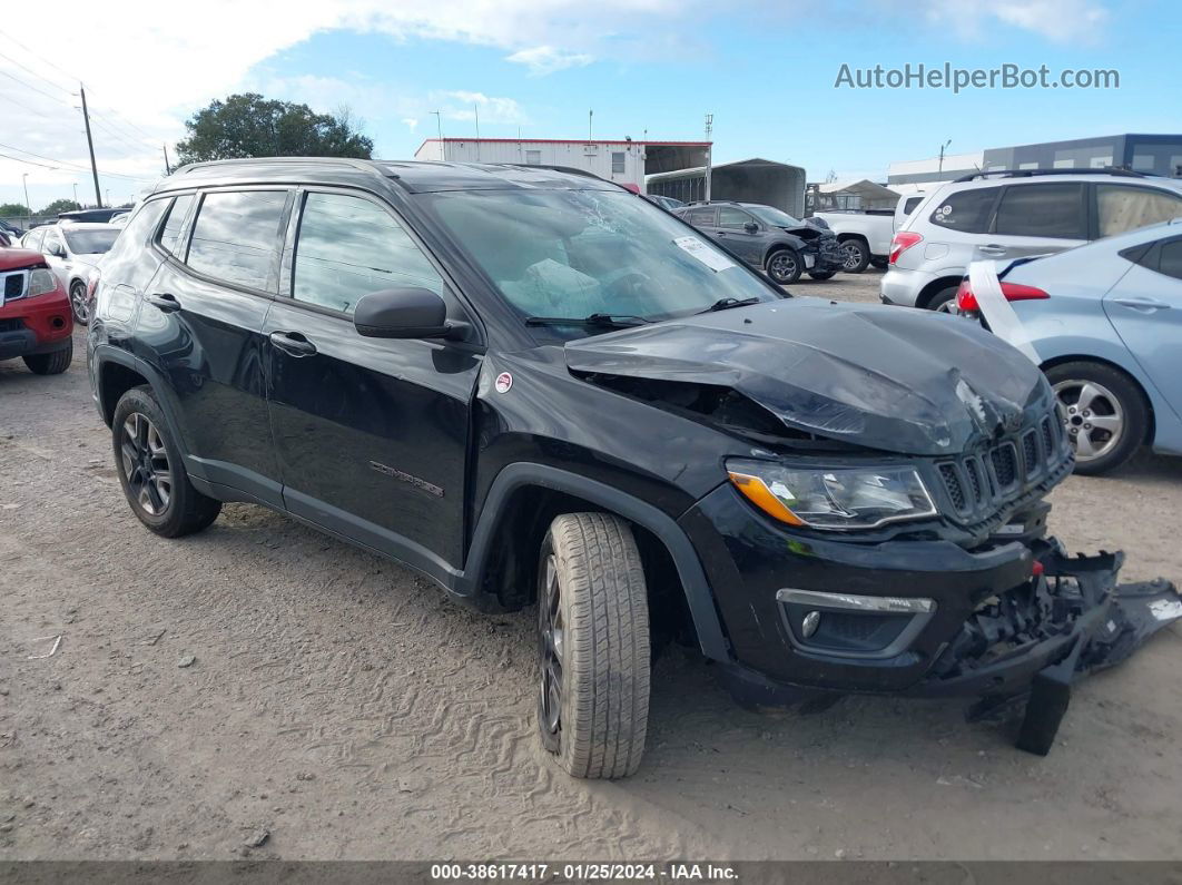 2018 Jeep Compass Trailhawk 4x4 Black vin: 3C4NJDDB2JT130078