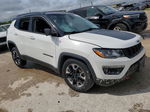 2018 Jeep Compass Trailhawk White vin: 3C4NJDDB2JT231699