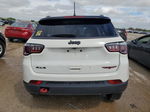 2018 Jeep Compass Trailhawk White vin: 3C4NJDDB2JT231699