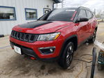 2018 Jeep Compass Trailhawk Red vin: 3C4NJDDB3JT180309