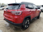 2018 Jeep Compass Trailhawk Red vin: 3C4NJDDB3JT180309