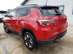 2018 Jeep Compass Trailhawk Red vin: 3C4NJDDB3JT180309