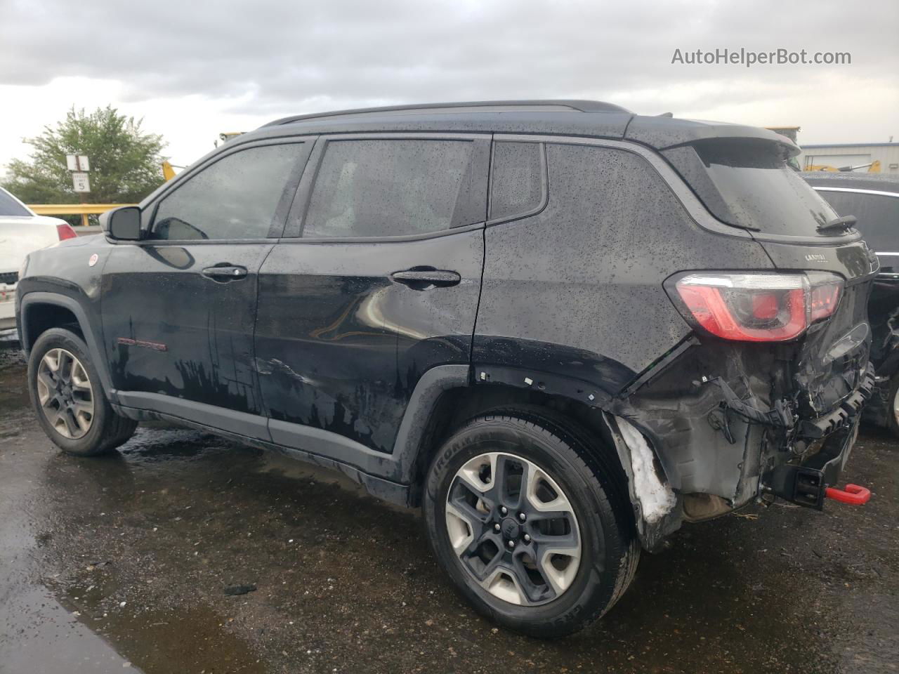 2018 Jeep Compass Trailhawk Black vin: 3C4NJDDB3JT451076