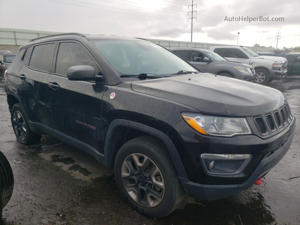 2018 Jeep Compass Trailhawk Черный vin: 3C4NJDDB3JT451076