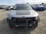 2018 Jeep Compass Trailhawk Silver vin: 3C4NJDDB4JT441639