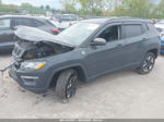 2018 Jeep Compass Trailhawk 4x4 Gray vin: 3C4NJDDB5JT259187