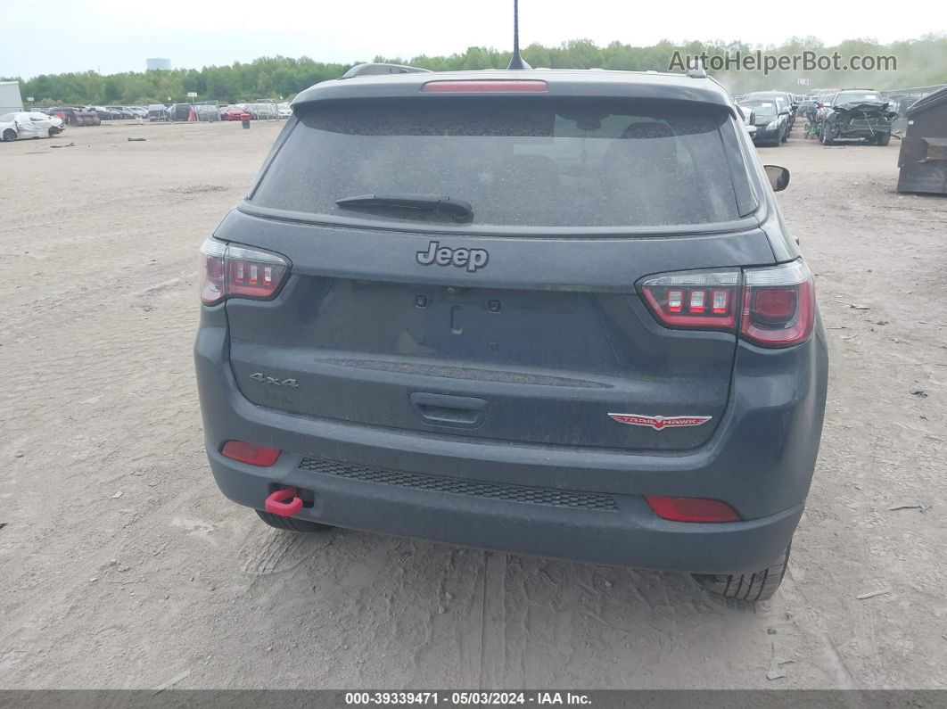 2018 Jeep Compass Trailhawk 4x4 Gray vin: 3C4NJDDB5JT259187