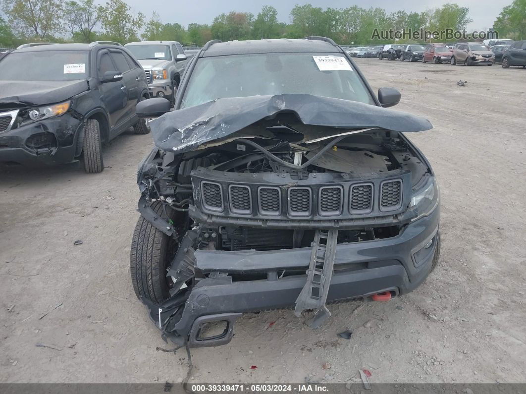 2018 Jeep Compass Trailhawk 4x4 Gray vin: 3C4NJDDB5JT259187