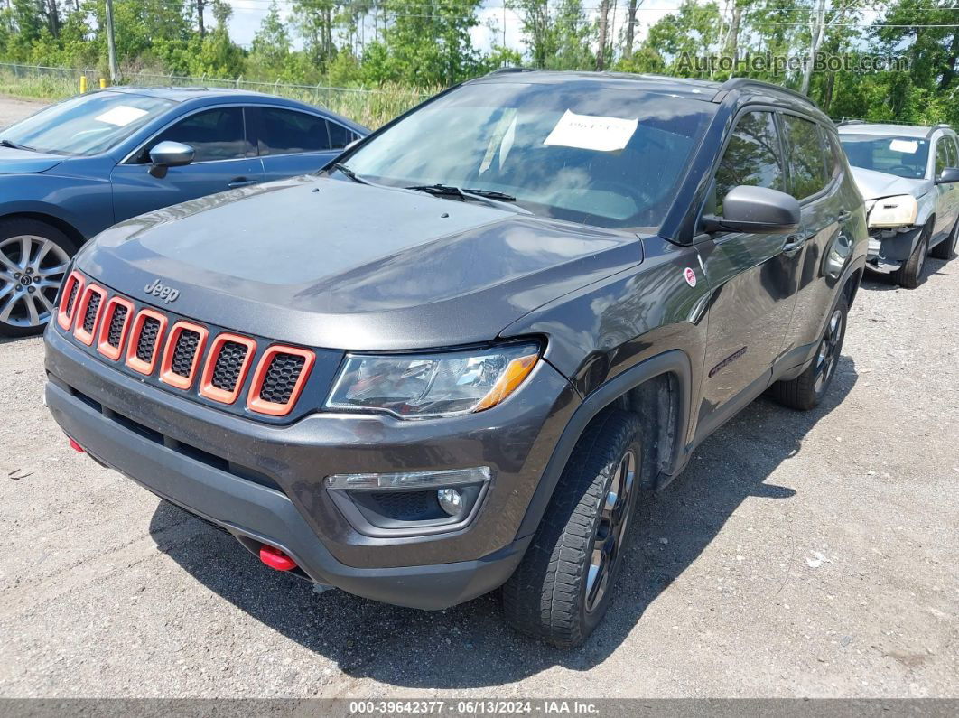 2018 Jeep Compass Trailhawk 4x4 Gray vin: 3C4NJDDB5JT262638